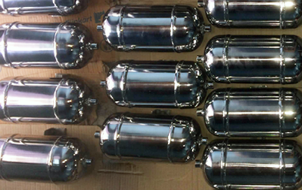 Stainless Steel Compressed Air Receivers